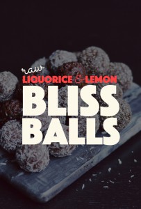 Raw Liquorice & Lemon Bliss Balls | http://BananaBloom.com