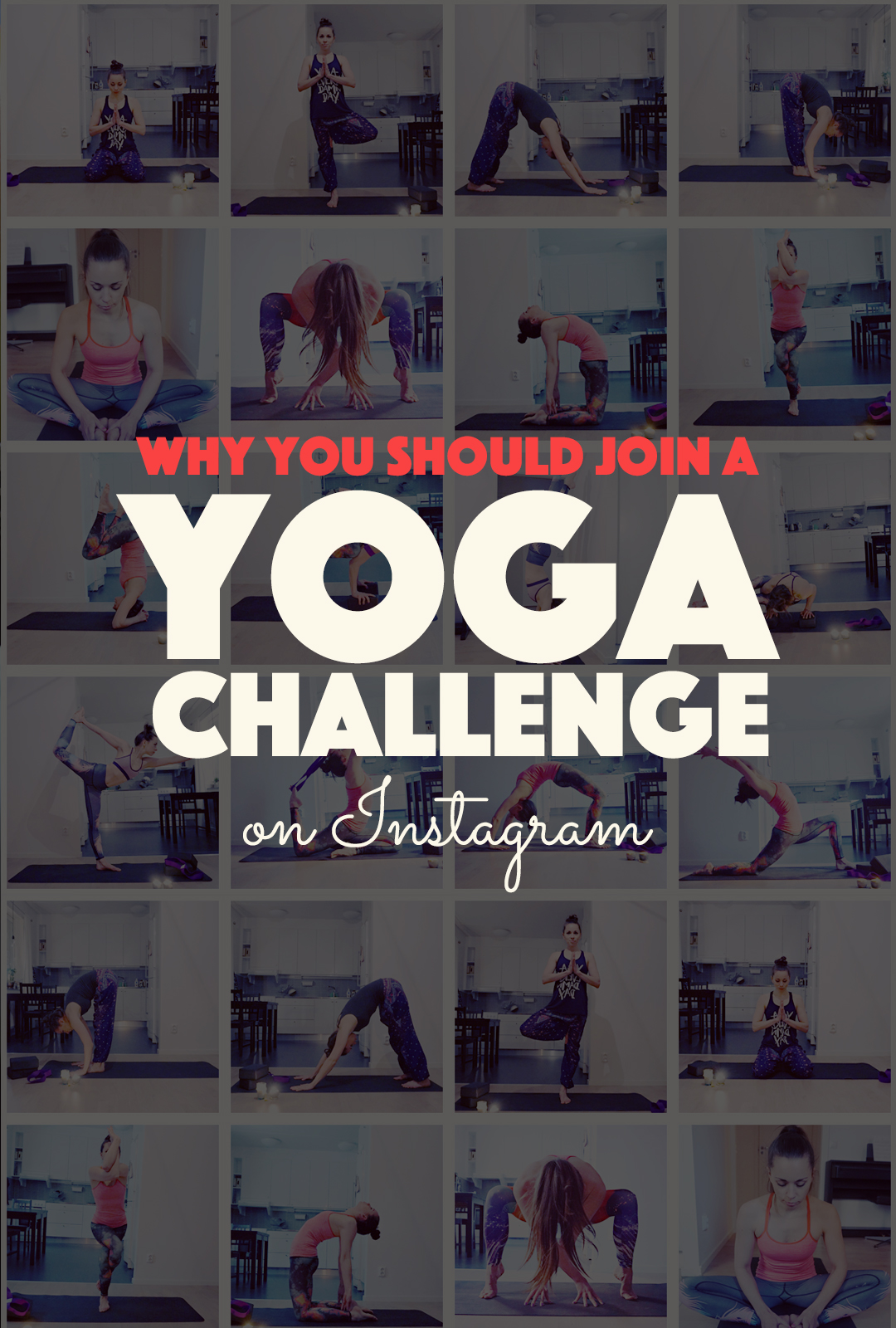 Why You Should Join a Yoga Challenge on Instagram | http://BananaBloom.com #yoga #yogachallenge #yogaeverydamnday