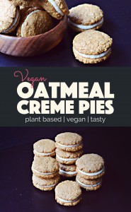 Vegan Oatmeal Creme Pies | http://BananaBloom.com