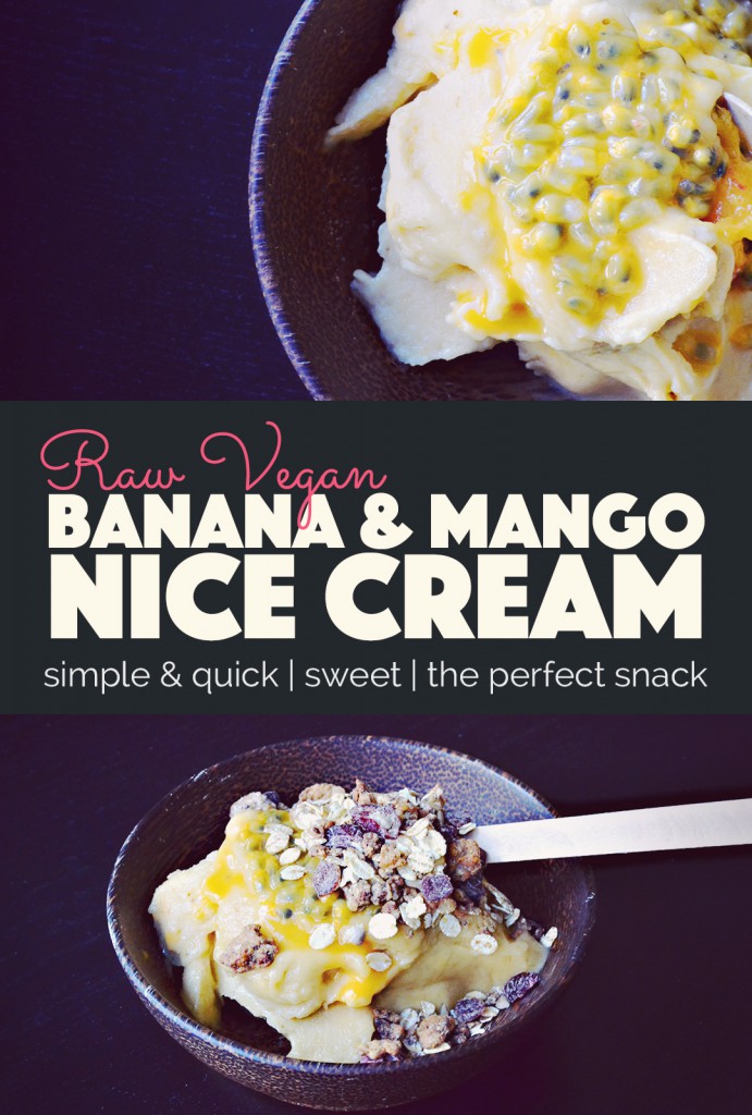 Banana Nice Cream - The Perfect Summer Snack | http://BananaBloom.com #nicecream #plantbased #vegan #icecream #summer #recipe