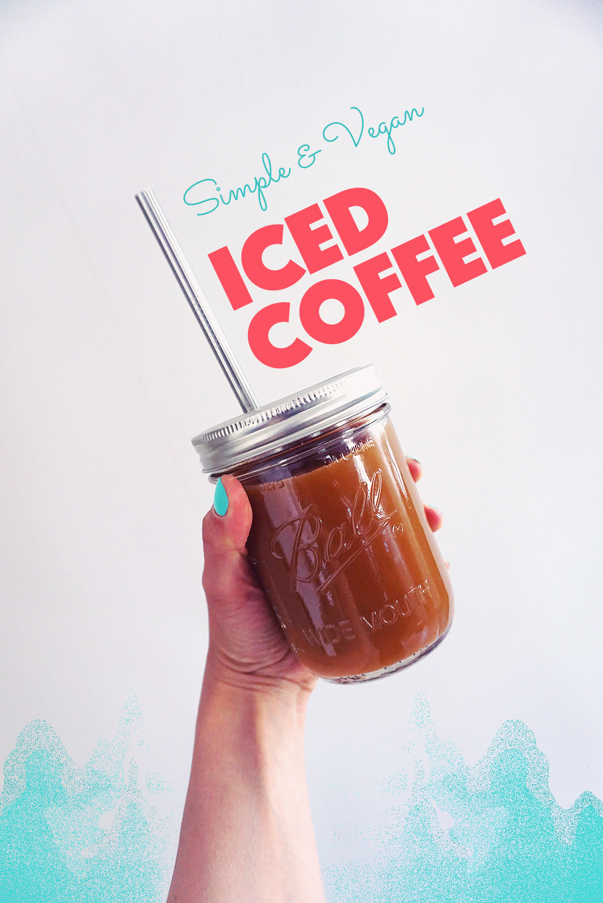 Iced Coffee | http://BananaBloom.com #icedcoffee #summer #vegan #coffee