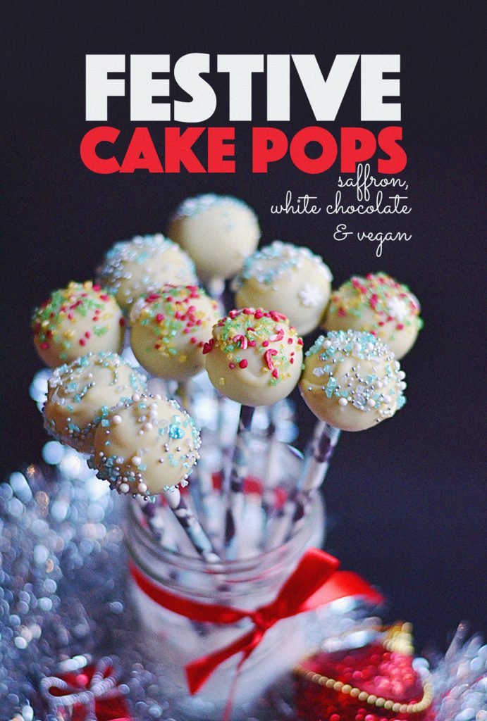 Festive Cake Pops [Vegan] | http://BananaBloom.com