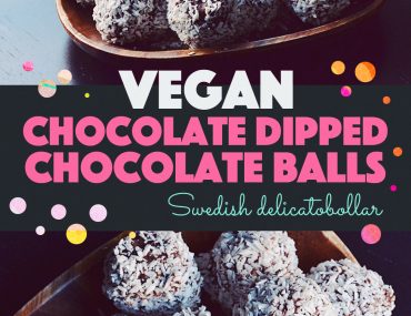 Chocolate Dipped Chocolate Balls | http://BananaBloom.com