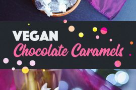 Vegan Chocolate Caramels | http://BananaBloom.com