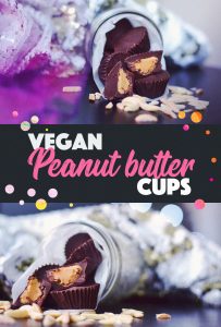 Easy 2-ingredient Vegan Peanut Butter Cups | http://BananaBloom.com