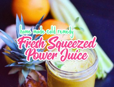 Fresh Squeezed Power Juice | http://BananaBloom.com
