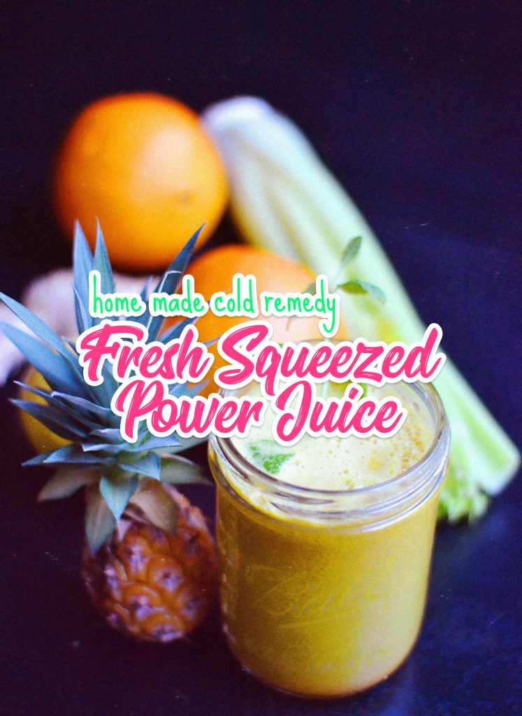 Fresh Squeezed Power Juice | http://BananaBloom.com