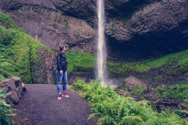 The Gorge Waterfalls in Portland, OR | BananaBloom.com