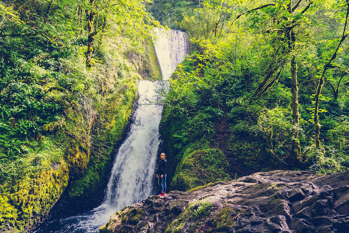 The Gorge Waterfalls in Portland, OR | BananaBloom.com