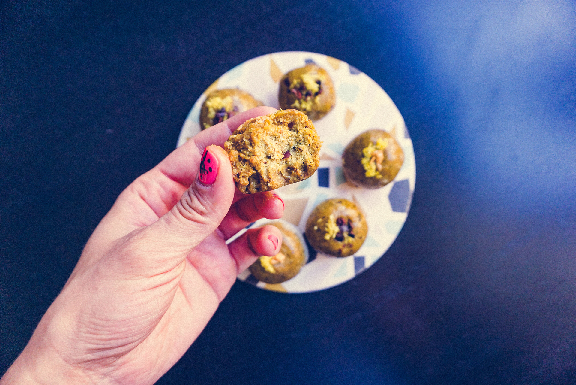 Golden Mylk Bliss Balls | http://BananaBloom.com