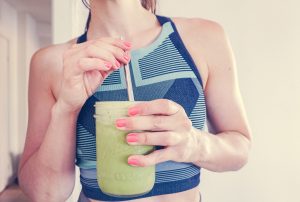 Iced Matcha Latte Shake | http://BananaBloom.com