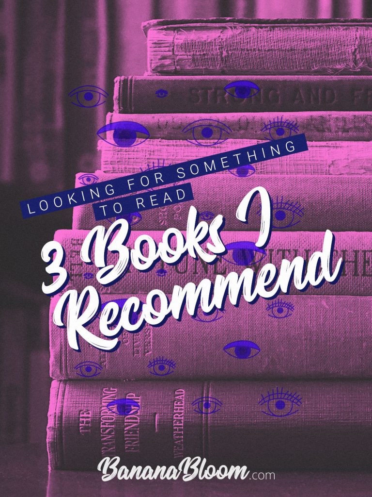 Looking for something to read – Here's 3 books I recommend